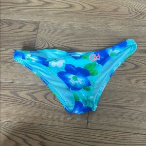 Gilly Hicks Blue and Green Bikini bottoms